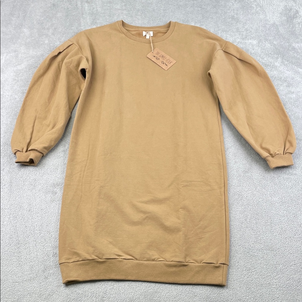NEW The Simple Folk 6 Organic‎ Cotton Stretch The Oversized Sweater Dress